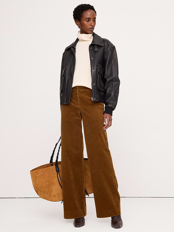 The Everyday Wide-Leg Pant in Corduroy