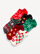Image 1 of 2, pack includes 6 pairs of novelty socks, rib-knit ankle opening, notched seams for comfort, licensed graphics, © Disney, Product #811336