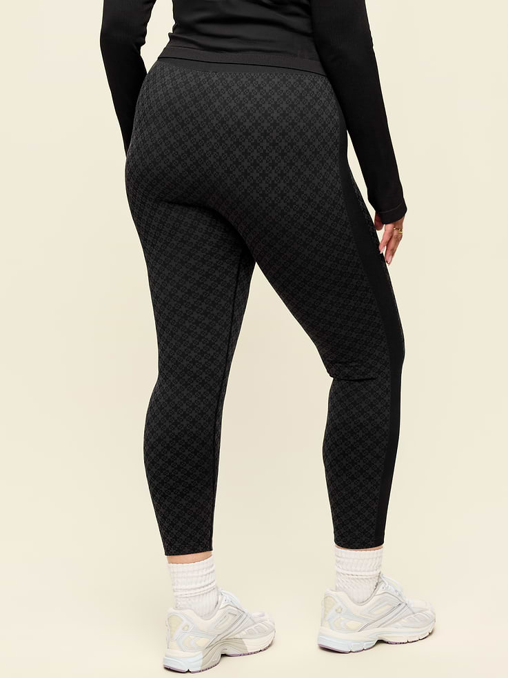 Image 10 of 10, High-Waisted Seamless Jacquard Leggings