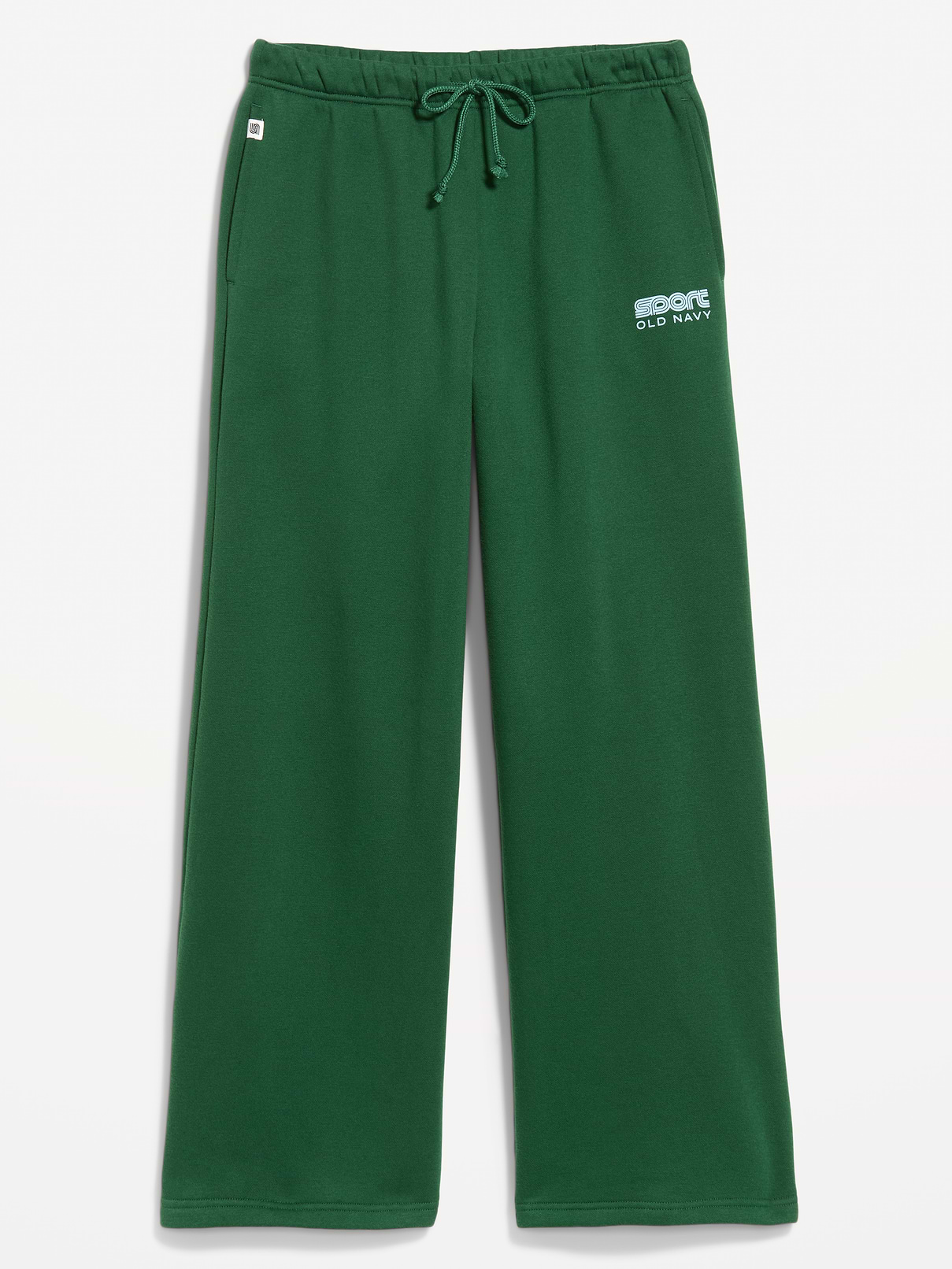 Image 2 of 2, High-Waisted Baseline Fleece Wide-Leg Sweatpants
