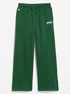 Image 2 of 2, High-Waisted Baseline Fleece Wide-Leg Sweatpants