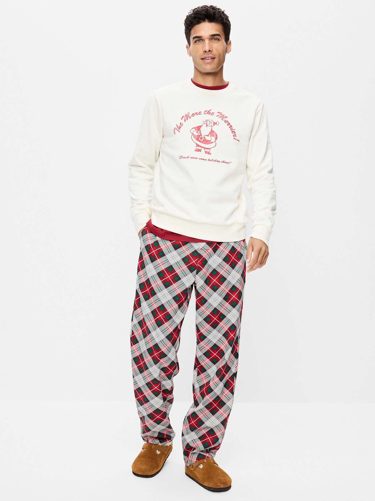 Image 2 of 3, Flannel Pajama Pants for Men