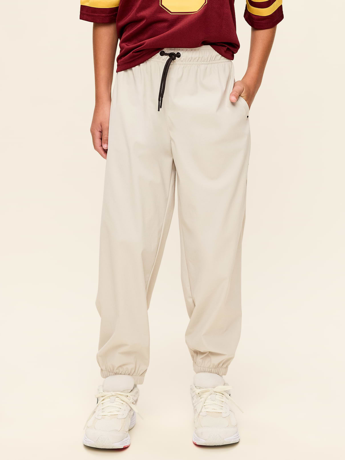 Image 1 of 4, high rise, elasticized waistband, on-seam pockets, easy pull-on style, Product #906087