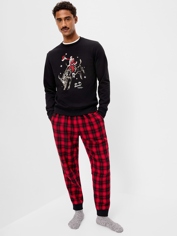 Image 3 of 4, Graphic Crew-Neck Sweatshirt
