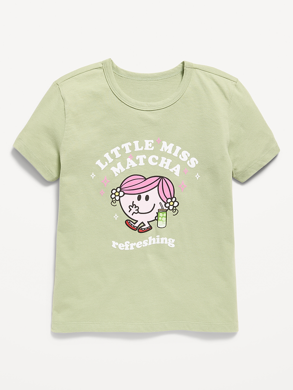 Little Miss™ Matcha Graphic T-Shirt for Girls