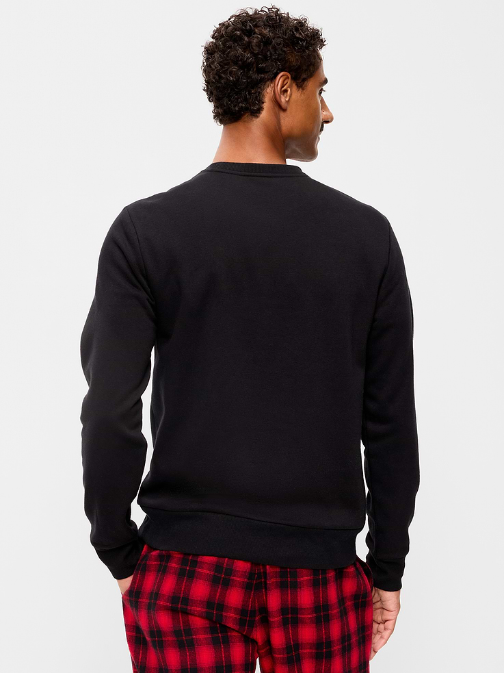Image 2 of 4, Graphic Crew-Neck Sweatshirt