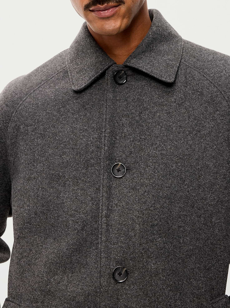 Image 4 of 6, Relaxed Long Topcoat