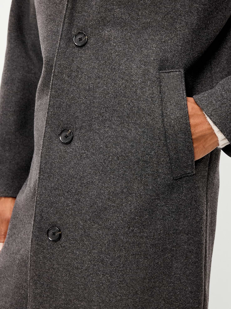 Image 6 of 6, Relaxed Long Topcoat