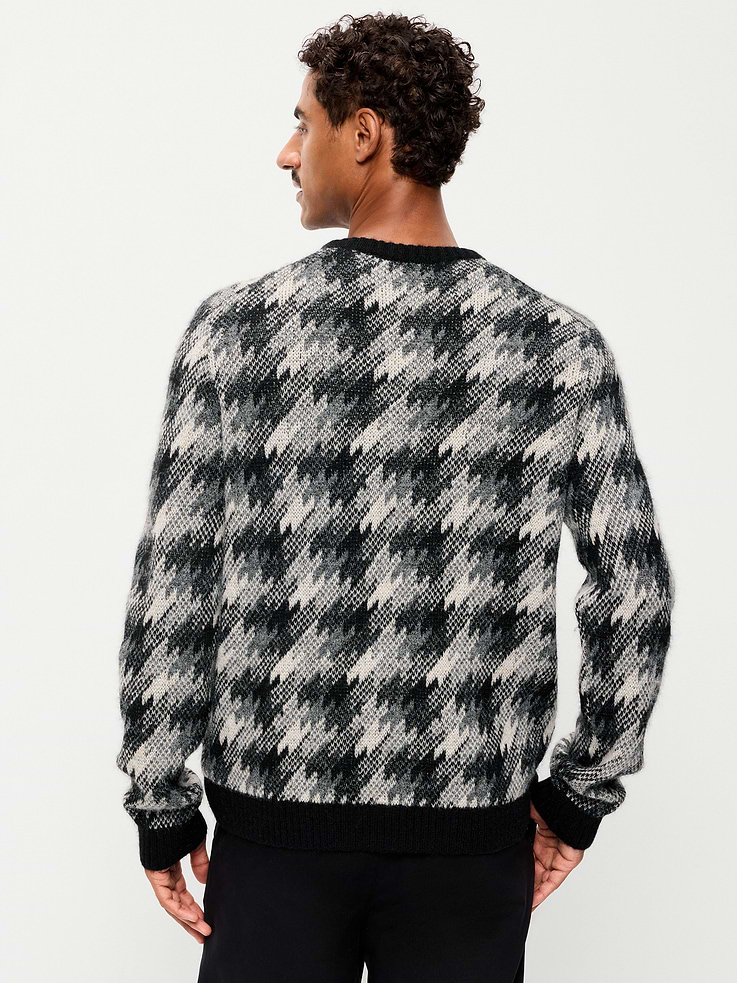 Image 2 of 4, Crew-Neck Wool-Blend Sweater