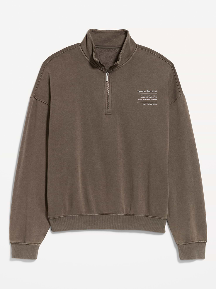 Image 4 de 5, Veste à glissière au quart RétroConfo