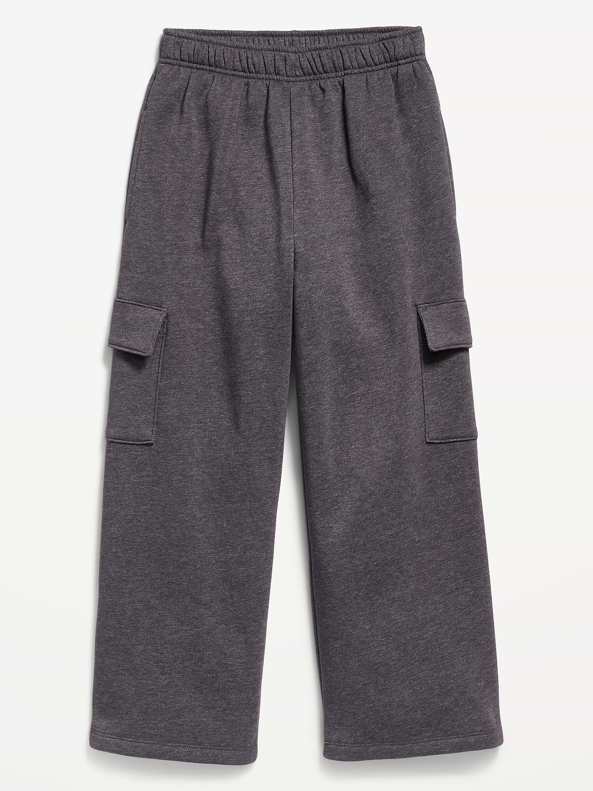 Image 1 of 2, elasticized waistband, on-seam pockets, cargo pockets at each leg, wide leg, Product #906950