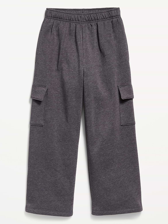 Super Baggy Wide-Leg Cargo Sweatpants for Girls