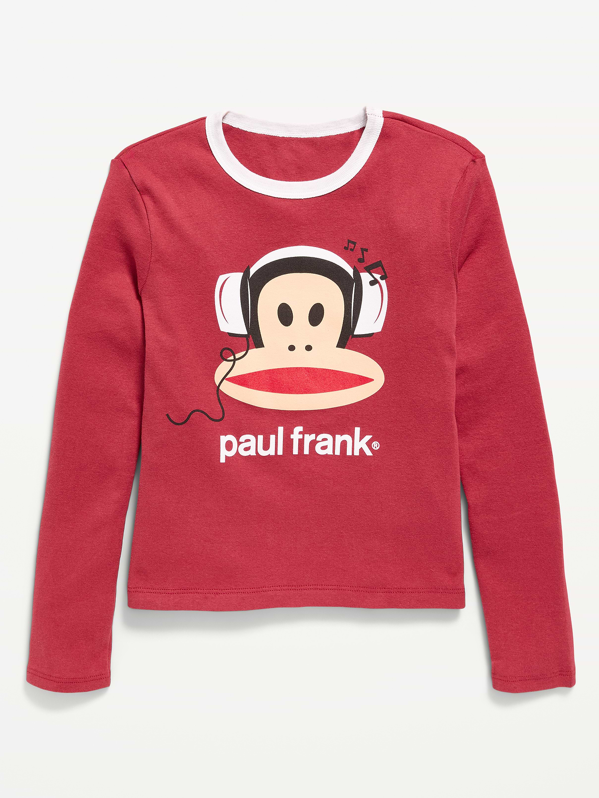 Image 1 of 1, crew neck, long sleeves, licensed graphic at front, © Copyright, Paul Frank, 2026, Product #906339