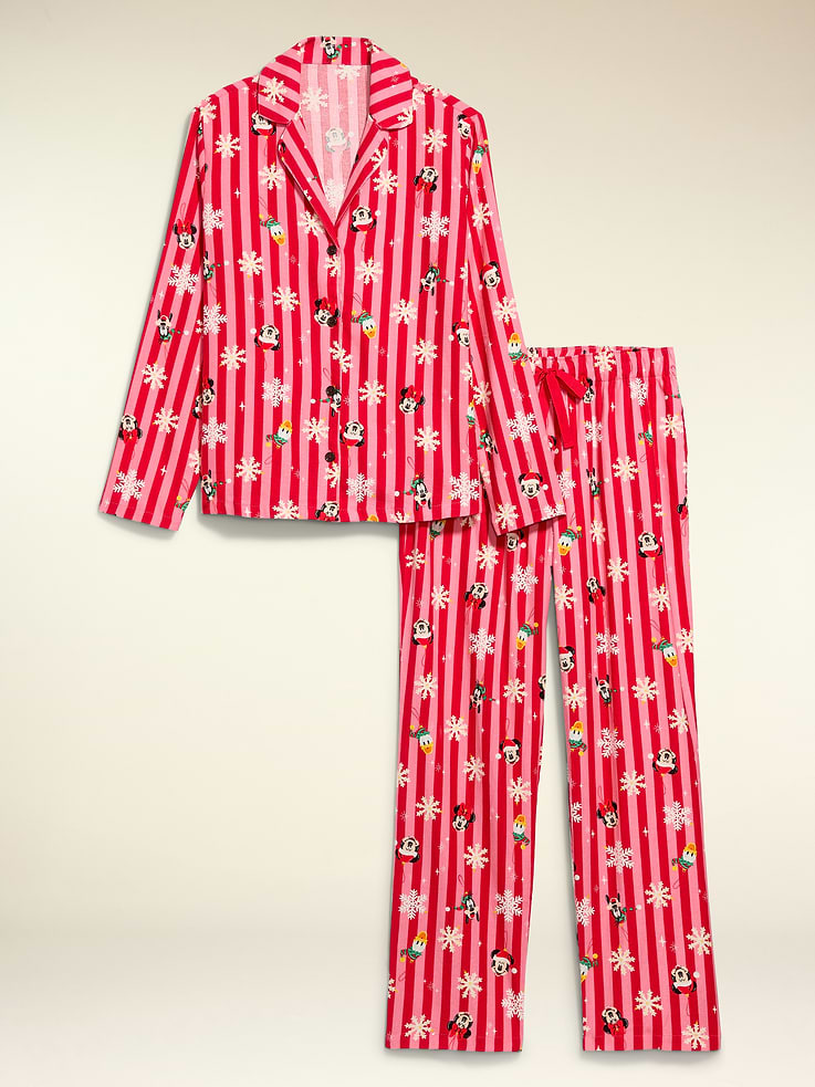 Image 4 of 8, Old Navy x Disney Flannel Pajama Pant Set for Women, All-Access Cardmember