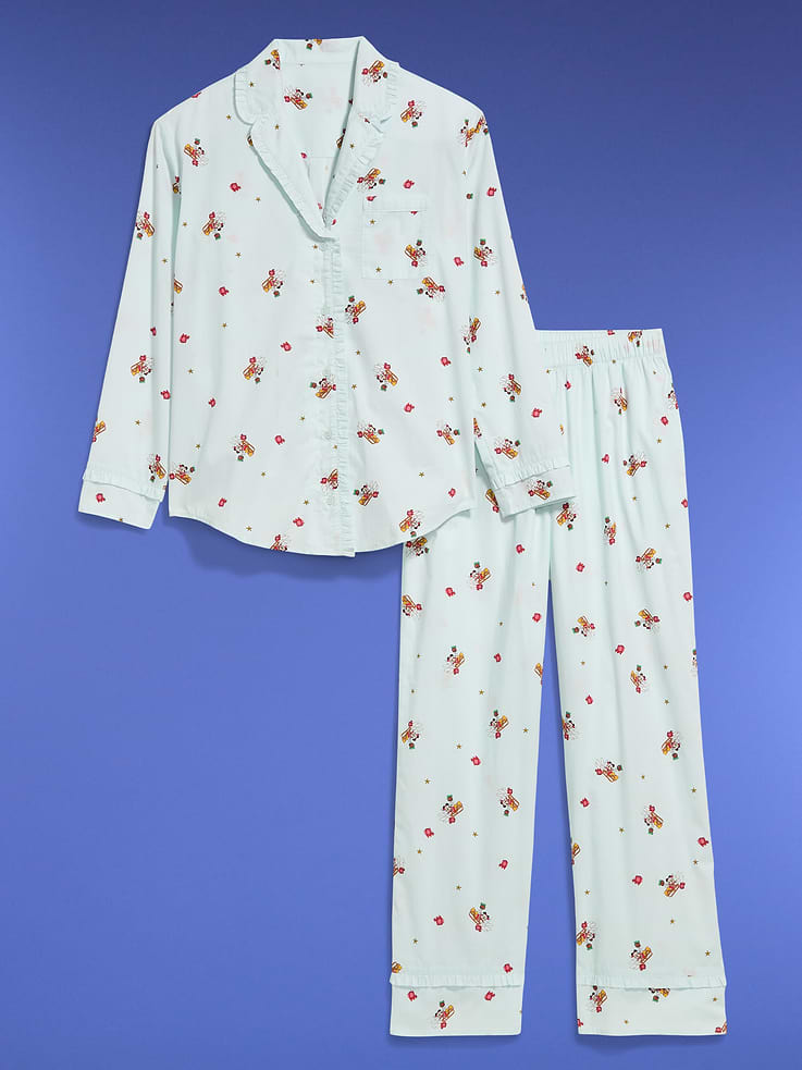 Image 3 of 4, Old Navy x Disney Poplin Pajama Pant Set for Women, All-Access Cardmember