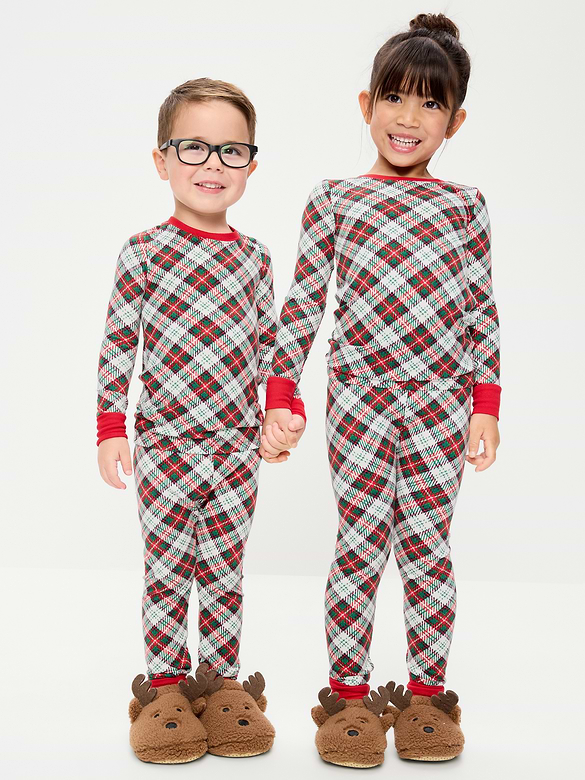 SoftMode Printed Unisex Snug-Fit Pajama Set for Toddler & Baby