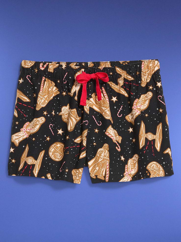 Image 4 of 5, Old Navy x Star Wars™ Flannel Boxer Pajama Shorts for Women, All-Access Cardmember