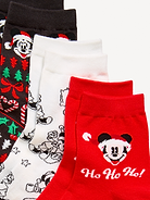Image 2 of 2, Disney© 3-Pack Crew Socks for Women