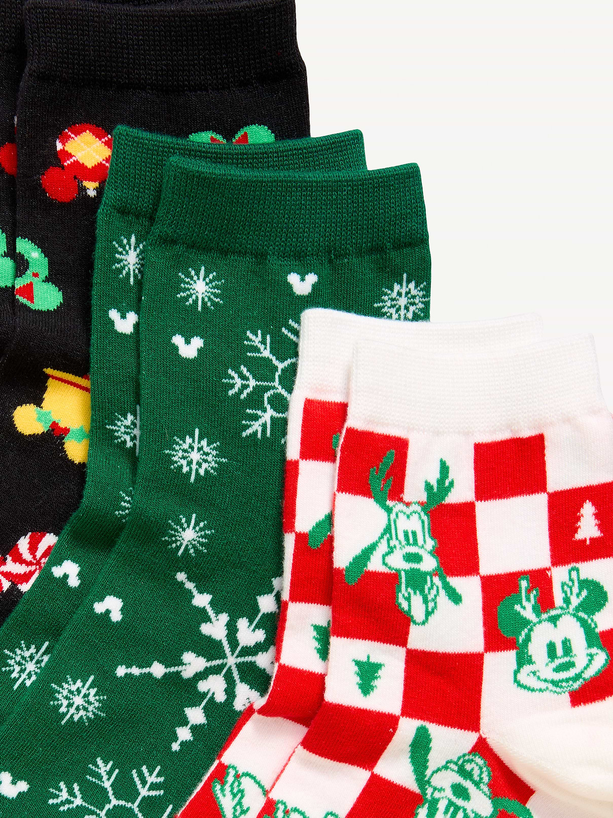 Image 2 of 2, Disney© 3-Pack Crew Socks for Women