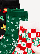 Image 2 of 2, Disney© 3-Pack Crew Socks for Women