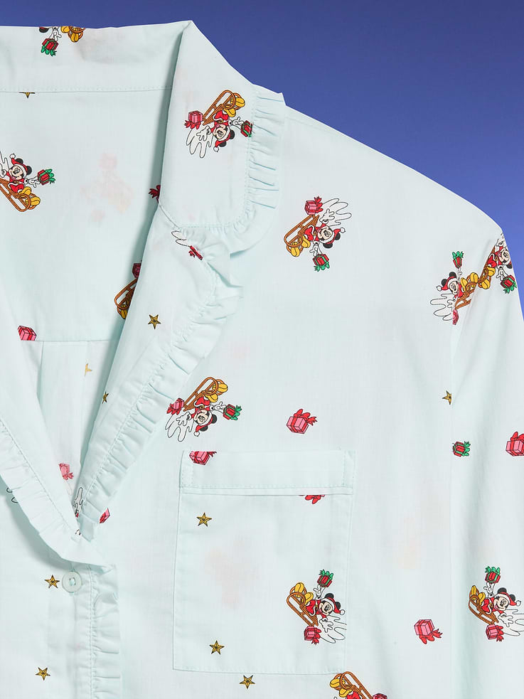 Image 4 of 4, Old Navy x Disney Poplin Pajama Pant Set for Women, All-Access Cardmember