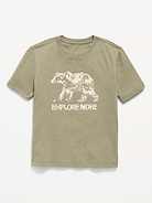 Image 1 of 1, crew neck, short sleeves, graphic at front, Product #911263