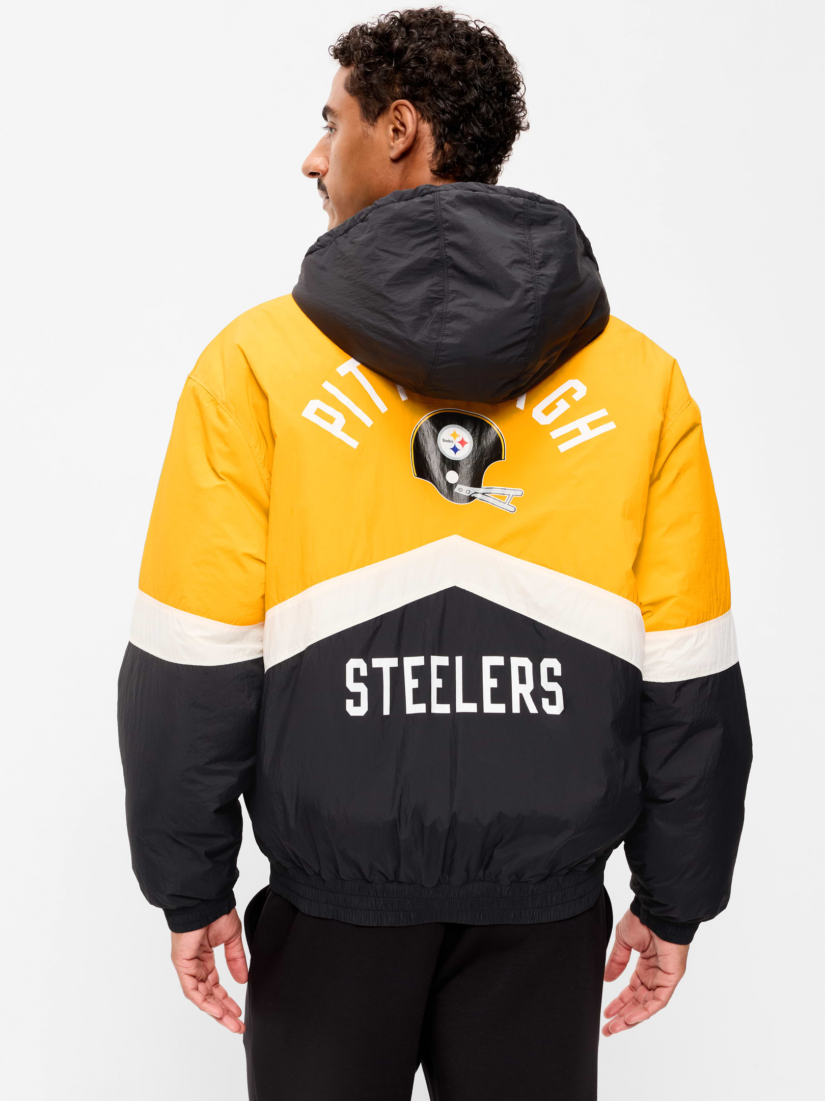 Image 2 of 7, Pittsburgh Steelers Oversized Jacket for Adults