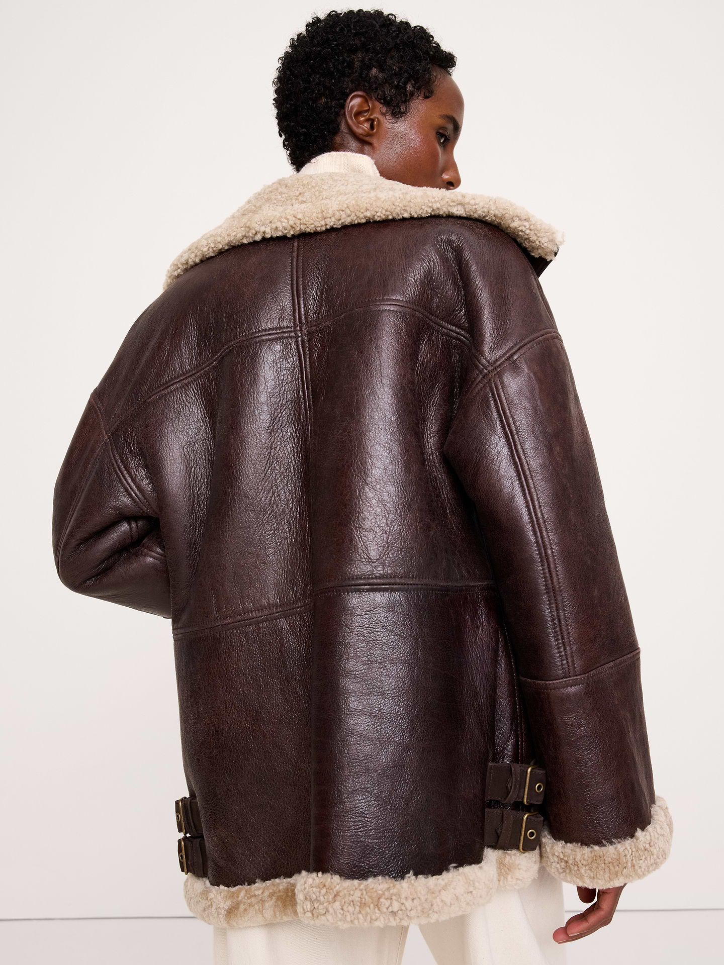 Image 5 de 8, Manteau en rason réversible