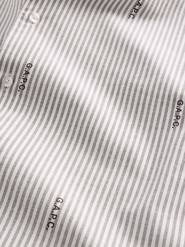 Image 6 of 8, Gap × A.P.C. Relaxed Logo Oxford Shirt, Cardmember Early Access