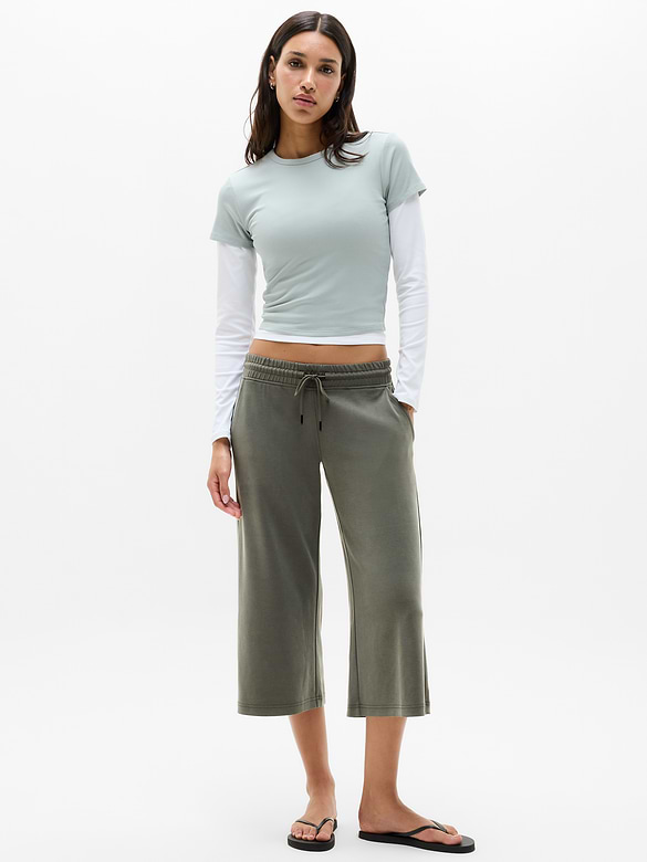 Seasoft Wide Crop Pant