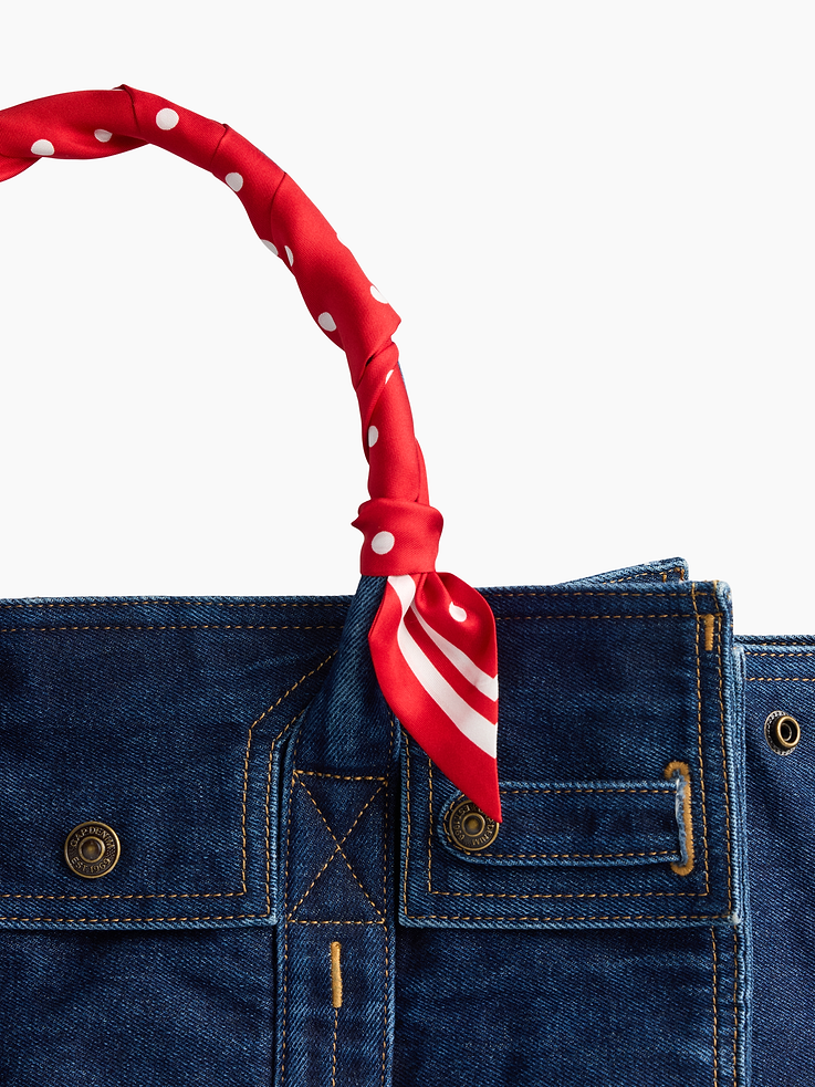 Image 3 of 3, Silk Bag Scarf