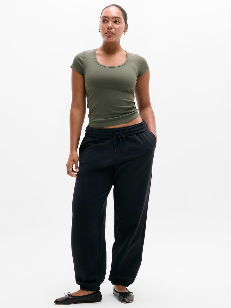 Image 5 of 7, Signature Rib Scoop Tee