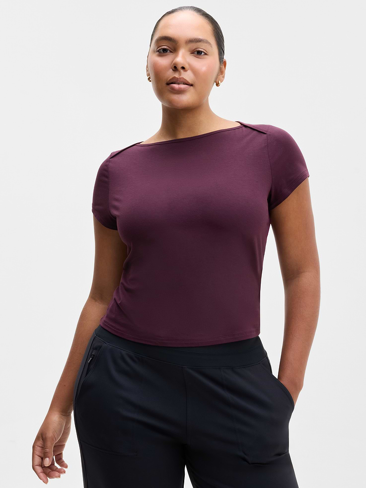 Image 1 of 5, FOR: Your workday commute and weekend travels, from meetings to meetups, FEEL: Premium-weight Stretch Cotton Blend offers breathable softness, FAVE: Infinitely versatile staple plays well with everything, every time, Product #1174500
