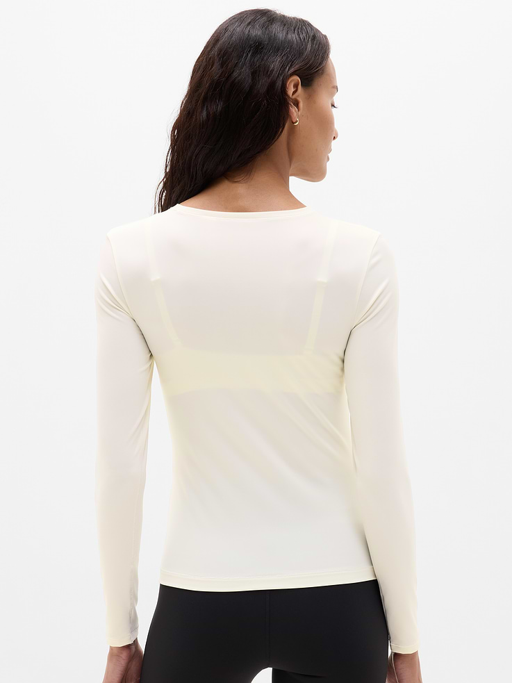 Image 3 of 7, BodyMove Crew Neck Long Sleeve Top