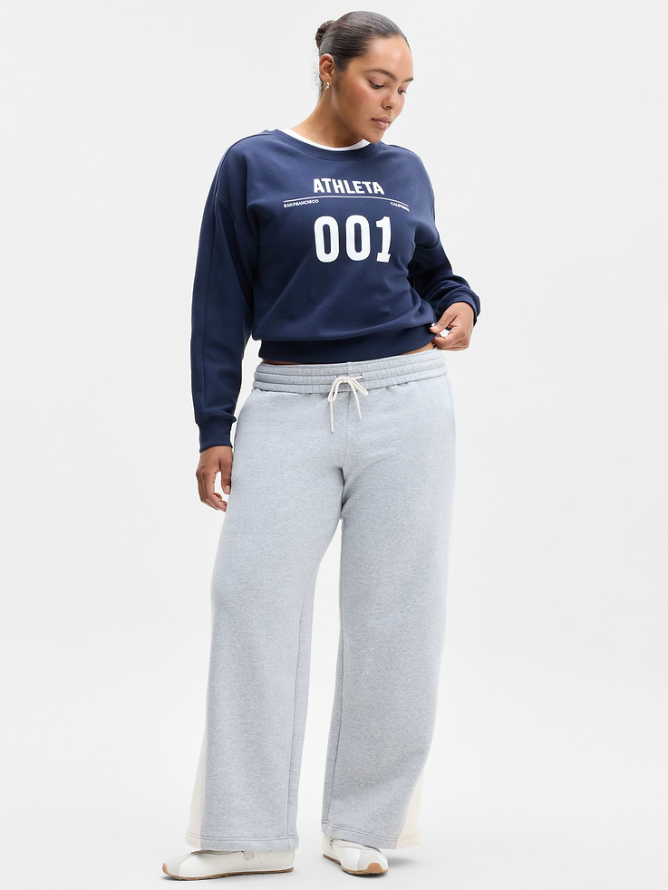 Image 4 of 5, Forever Fleece Crewneck Graphic 001