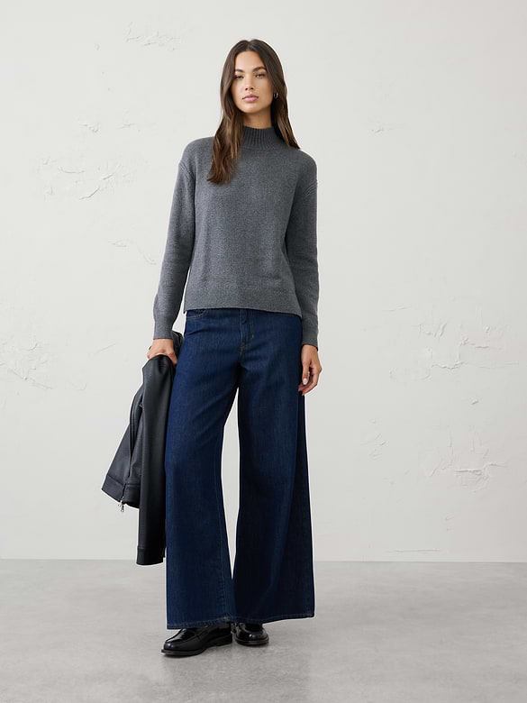 Coveted Mock-Neck Sweater