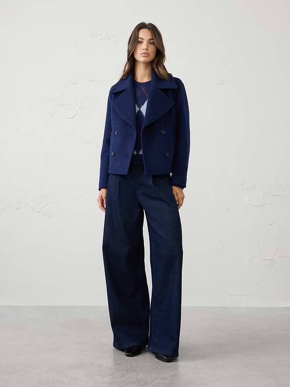 Twill Peacoat