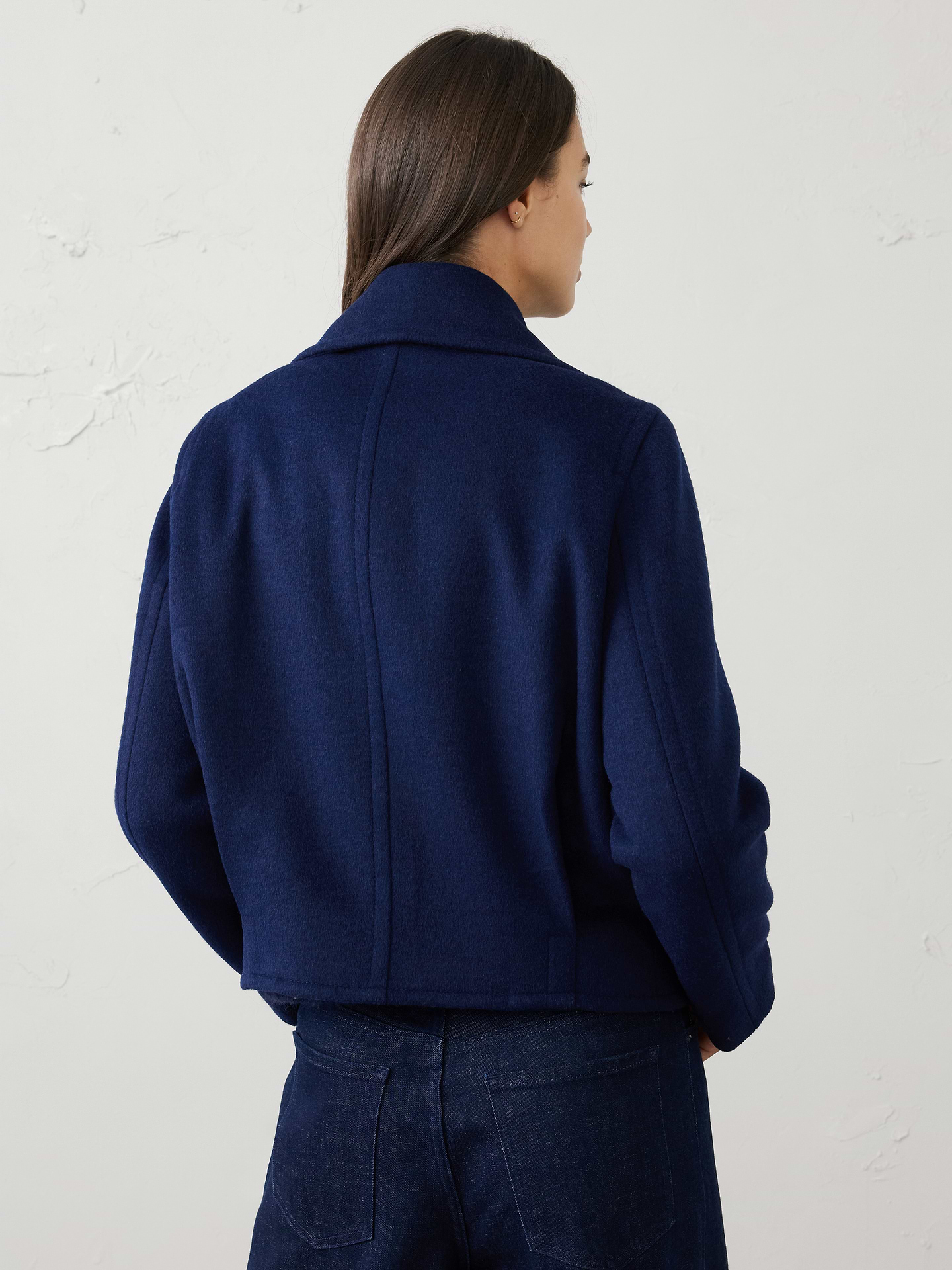 Image 2 of 4, Twill Peacoat