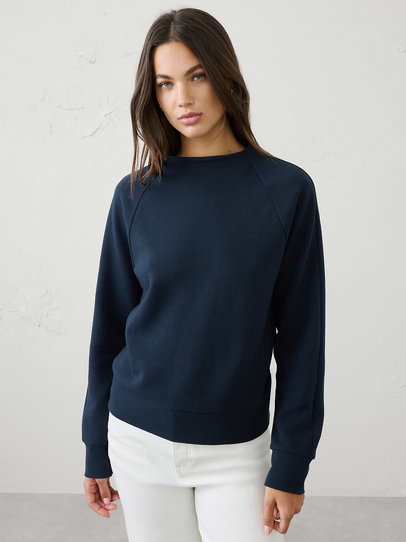 Ottoman Mock-Neck Sweatshirt