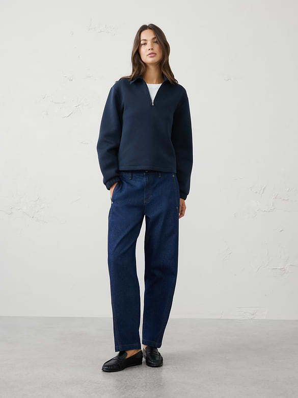Weekender Collared Quarter-Zip Sweatshirt