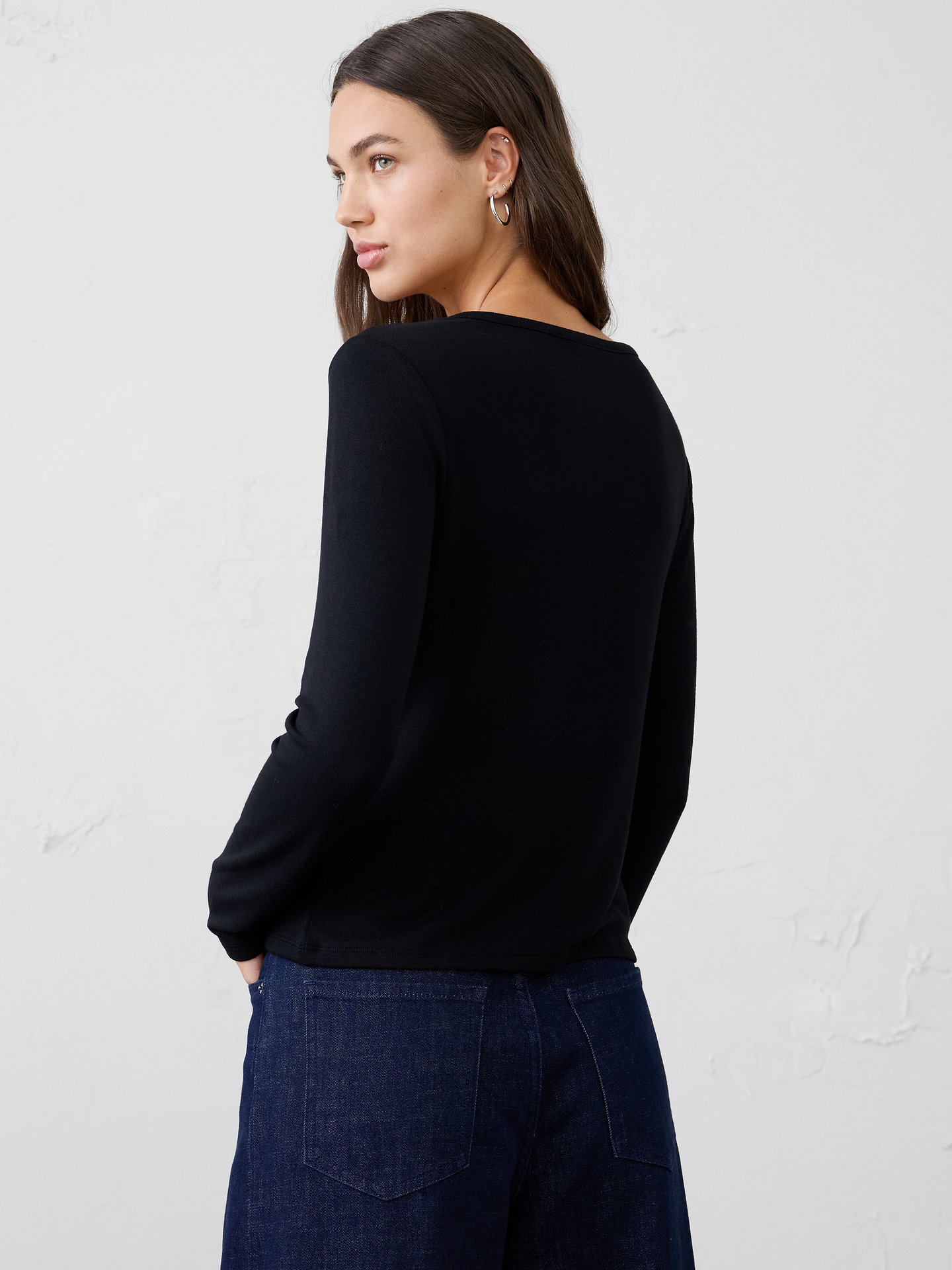 Image 2 of 4, Soft Luxe Henley Top
