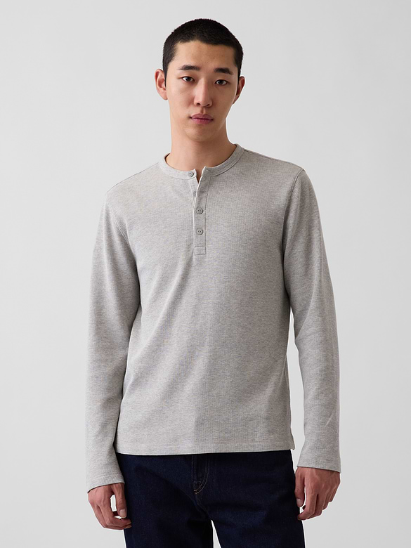 Waffle Henley T-Shirt