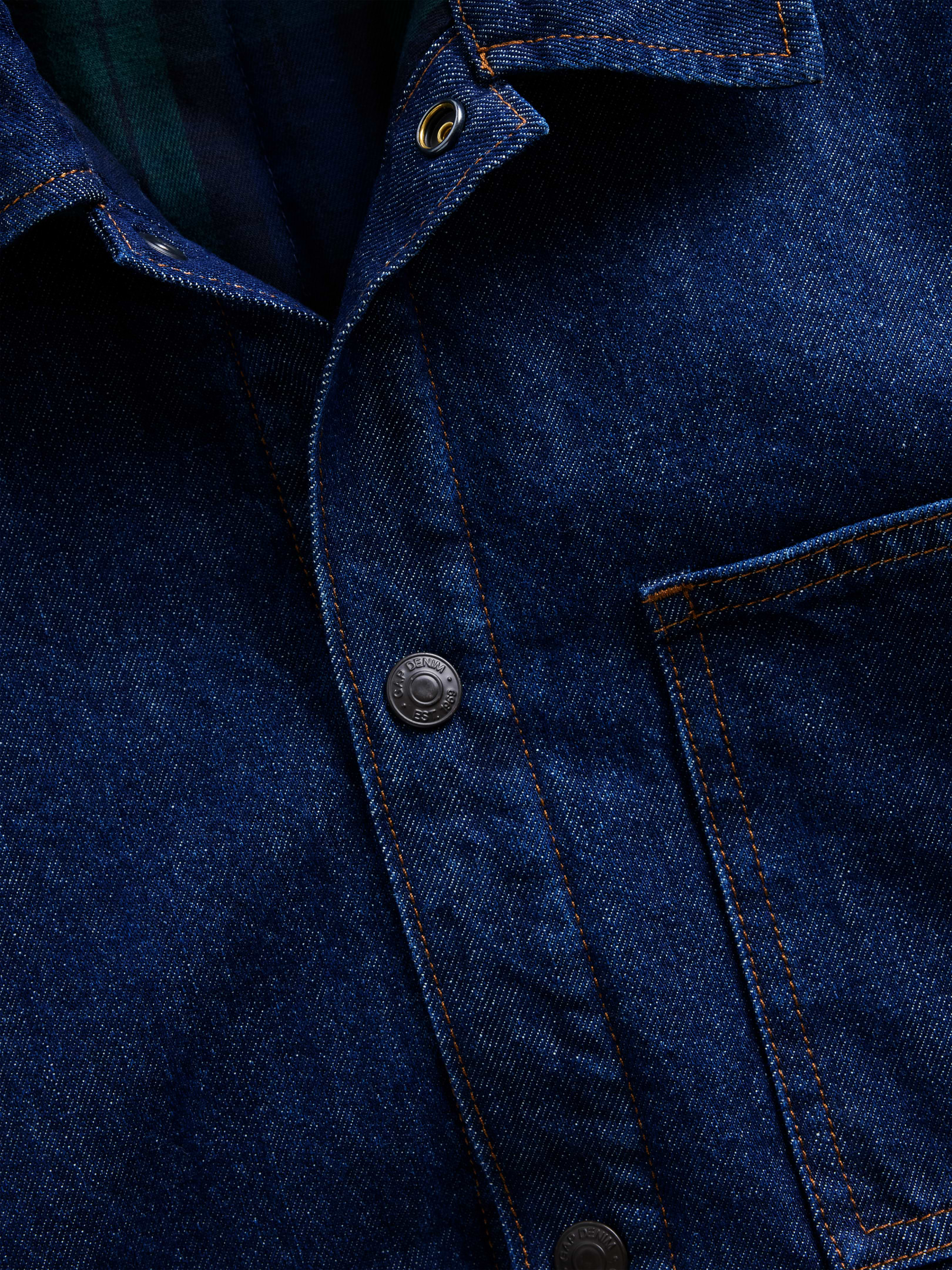 Image 4 of 5, Denim Relaxed Shirt Jacket