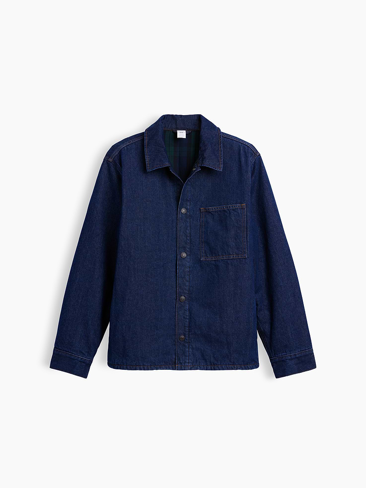 Image 5 of 5, Denim Relaxed Shirt Jacket