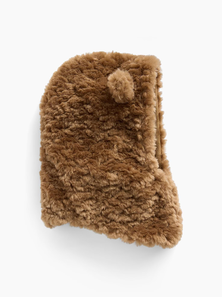Image 2 of 2, Baby & Toddler Sherpa Bear Hood