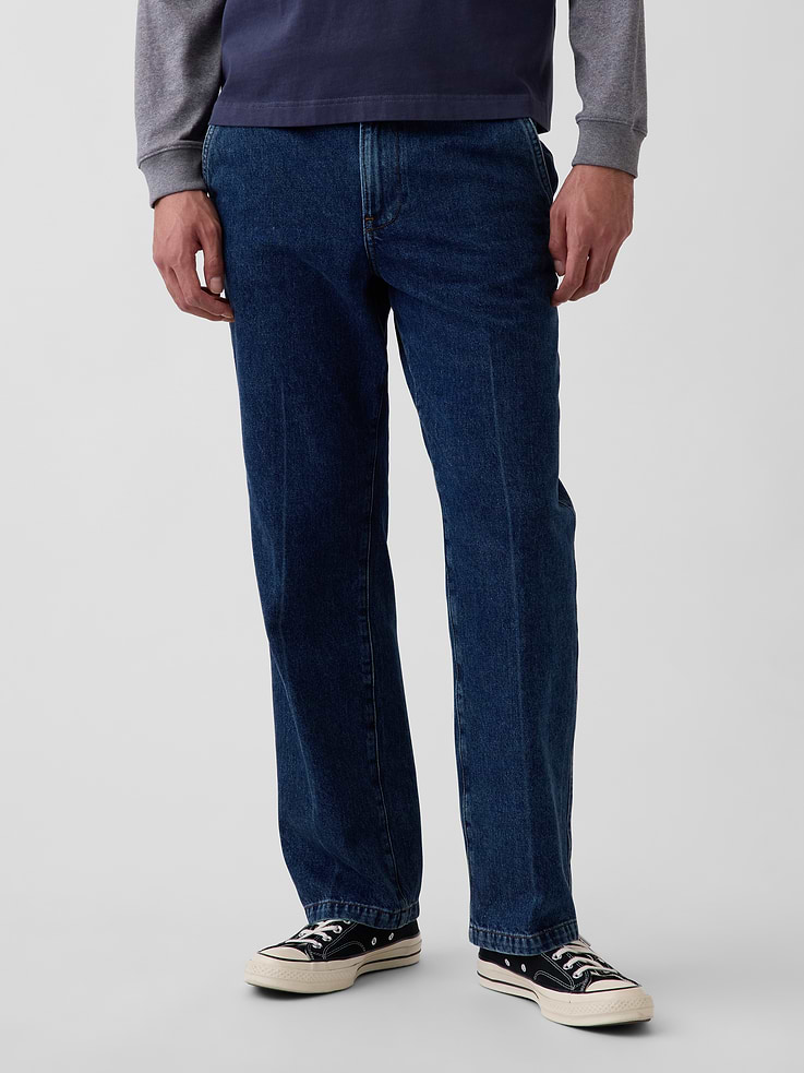 Image 2 of 7, Relaxed Straight Trouser Jeans