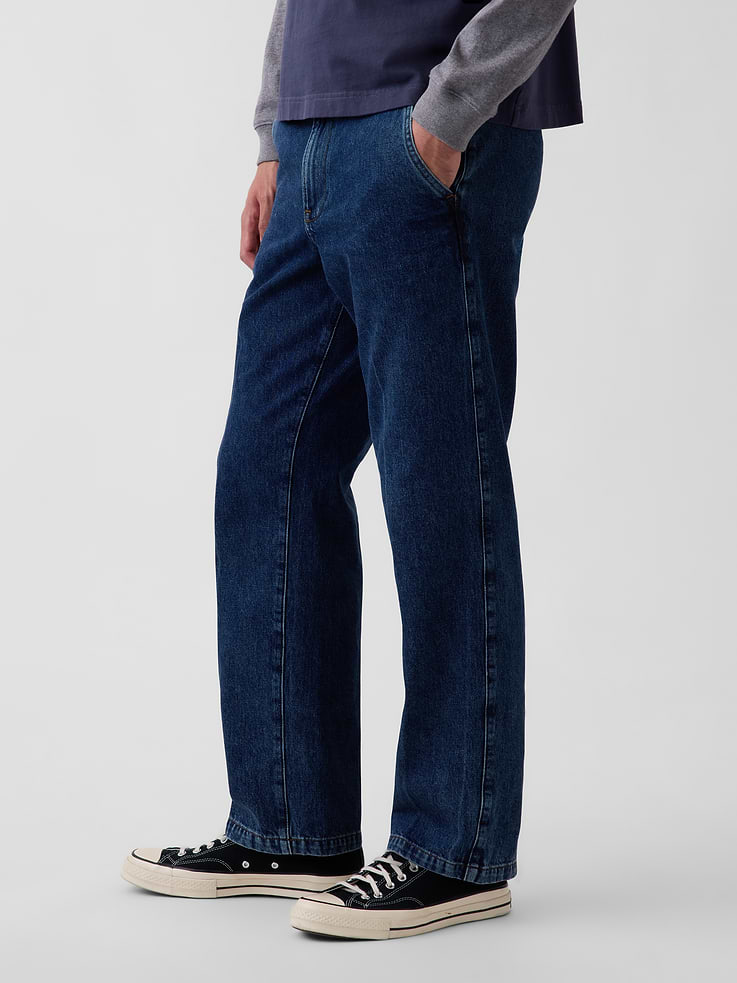 Image 3 of 7, Relaxed Straight Trouser Jeans