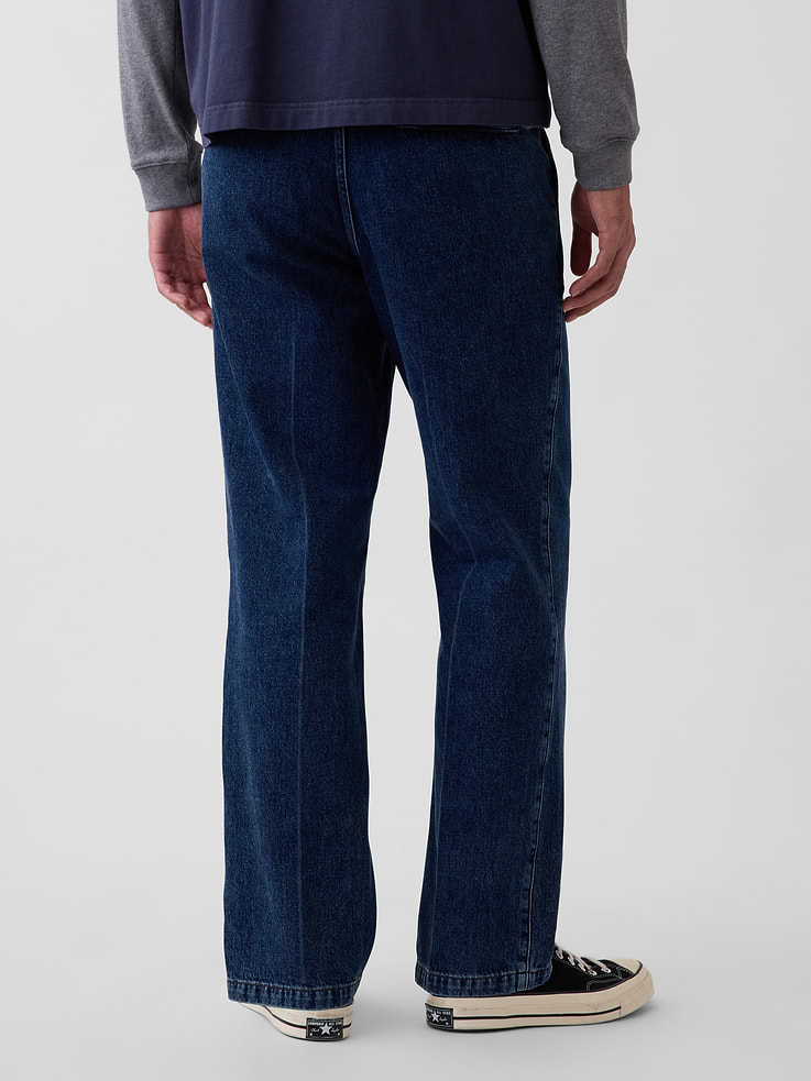 Image 4 of 7, Relaxed Straight Trouser Jeans