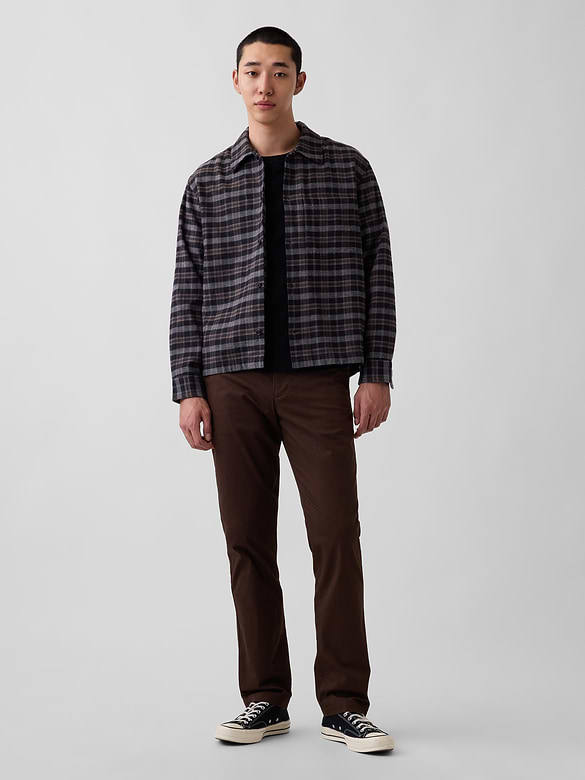 Modern Straight Khakis