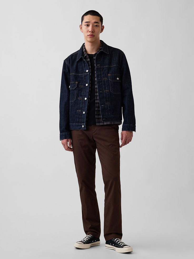 Image 5 of 7, Modern Straight Khakis